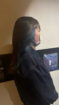 【当日予約🌷】インナーカラー🧏🏼♀️(ブリーチ込)と全体カラー✨💖