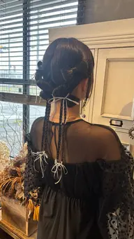 お呼ばれヘアセット
