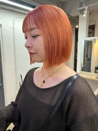 🎀🤍 人気No1🤍🎀カット+ハイケアブリーチ+カラー+2stepトリートメント/ハイトーン