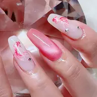 夏っぽ👘浴衣に合うマグネット金魚ネイル【リピーター様5700円】