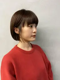 【💡平日限定】🍃似合わせ前髪カット+高彩度艶カラー+極上ヘッドスパ