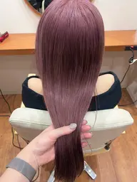 🫐🌀ケアブリーチ込みダブルカラー＋オージュア3stepトリートメント🌀🫐