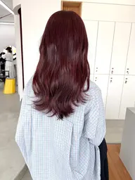 カット+ブリーチなしダブルカラー+トリートメント¥18900→¥16000