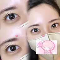 上下まつげパーマ💖+高級コーティング束感仕上げ付き