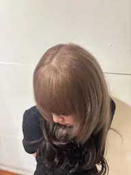 Wカラー（ブリーチあり、なし）