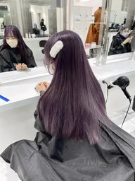 💗ポイントブリーチ1回💗(インナーカラー/イヤリングカラー)+全体カラー+炭酸Spa+トリートメント