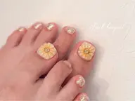 💐8月Open記念20%OFF!!💐人気✨フット親指アート🧚✨【オフ込み】