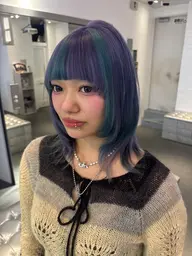 💟デザインカラーはこちら💟【全体ブリーチ➕全体カラー➕デザイン】トリートメント込み🌟
