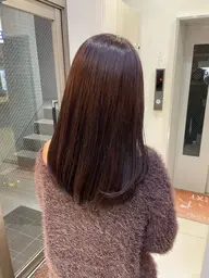 🌟似合わせカット+透明感カラー + Aujuaトリートメント２step【内部補修入り🧡】