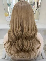 👑✨【ハイトーンダブルカラー】✨👑カット＋ケアブリーチダブルカラー+Aujua5stepトリートメント