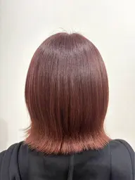 【カット+ワンカラーモデル募集🎶】アレンジしても可愛いミディアムカット💘/これからの季節にオススメ透明感カラー🤎