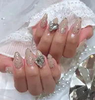 ハンド🎀ワンカラー+パーツ付け放題（オフあり）