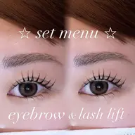 【アイブロウWax➕まつ毛パーマ】🌙マツエクが付いていない方 (土日祝+¥500)