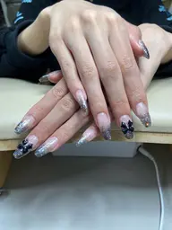 【チップ長さだし】ラメグラデーション