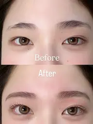 SNS掲載可能モニター【韓国式ノーグルーまつ毛パーマ👀+HBL(眉毛パーマ)】垢抜けセット