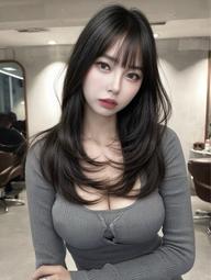 【大人気✨️】韓国風レイヤーcut⚠️stylistに向けてのモデル様になります⚠️