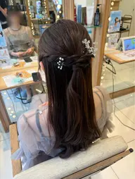 🎀ヘアアレンジ🎀（シニヨンor編み下ろしorハーフアップ）