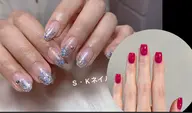 [ハンド]ワンカラーorラメグラ🩷ソフトジェルオフ込み