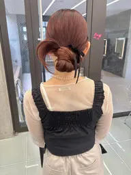 🖤ヘアセット🖤（韓国/カチモリ/結婚式/成人式/卒業式/髪飾り/ヘアアレンジ/タイト）