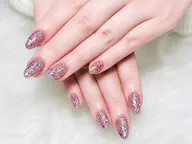 【ハンドネイル】フラッシュorラメネイル💅