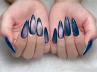 ♪♪チップ長さ出し10本💅マグネット、🪞ミラー、🫧オーロラ💚💛🩷