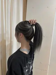 イヤリングカラー👂🏻🩵 ハイライトカラー✨
