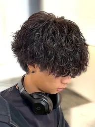 【平日限定】メンズカット+ツイストスパイラルパーマ