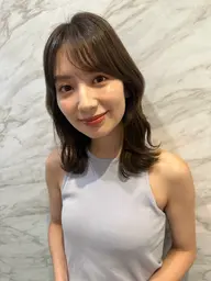【💓透明感色素カラー💓】韓国ヘア透明感カラー➕シルクトリートメント