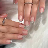 ハンド オフあり💚ガラスフレンチ(クリアベース)
