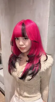 【個性✨】 ブリーチ + カラー + デザイン