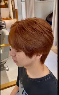 【メンズ限定⭐】カット＆透明感たっぷりのワンカラー＋Aujua2stepトリートメント付き！