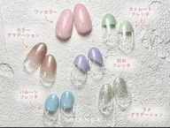 【オフあり】ハンド💅シンプルコース✨パラジェル変更可🙆3000円 施術時間120分