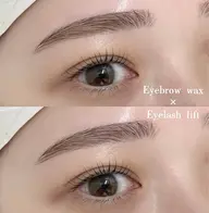 学割U24🎓《目元パッチリ👀》眉毛アイブロウデザインWAX+選べるまつ毛パーマ¥9,900