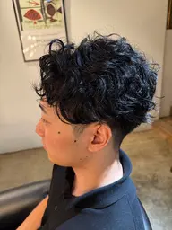 【男性限定】メンズカット＋パーマモデル🌀毎朝のセットを楽に