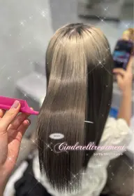 💖艶カラー × 髪質改善トリートメント【シンデレラトリートメント】⸝⸝ ꒱꒱ 🎀