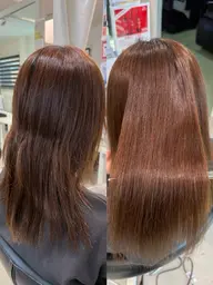 縮毛矯正+カット+プレミアムトリートメント 女性の方のみ