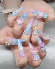 💓人気No.1💓 ネィルチップ10本長さ出し＋デザインやり＋パーツつけ放題💖
