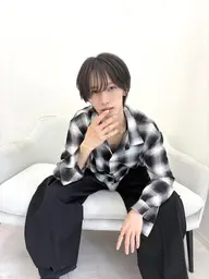 メンズカット+縮毛矯正