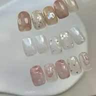 ◆期間限定◆トップネイリスト◇大人nailプレートから選べるデザイン（自爪育成ケア・オフ込み）