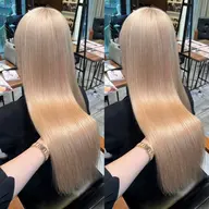 【🫶平日限定🫶】ブリーチ毛OK🙆♀️カット+酸性ストレート縮毛矯正+髪質改善トリートメント