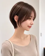 【手ぐしでまとまる🤍】🎀ショートカット➕プレミアムトリートメント🎀　なりたい雰囲気×似合わせが得意です💫