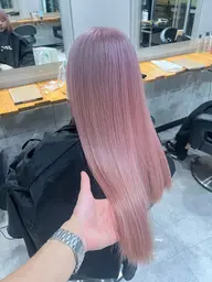 ワンカラー+メンテナンスカット+髪質改善💫