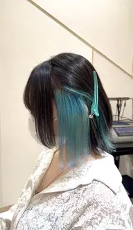 インナーカラー+艶カラー+1step