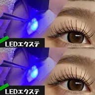 【下がりまつげ矯正】LCカールダブルフラットラッシュ100束+下まつげ30本¥7980【LED無料】