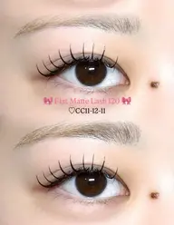 【フラットマットラッシュ120本🌼🪄】マスカラをしっかり塗ったような上品かつ存在感のある目元に✨
