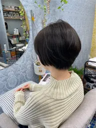 白髪染めリタッチ+4STEP髪質改善トリートメント✨