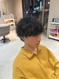 【❗️新規限定❗️】垢抜けメンズパーマ◎自然な毛流れ・無造作な動きでセットを簡単に｜メンズカット+パーマ|7,500円