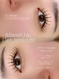 【ナチュラル✨マツエク】アンドヘルシー100本(フラット+パーマ)🎀オフ無料