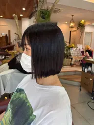 縮毛矯正+シャンプーブロー(トリートメント込み)