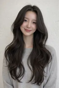 韓国式カット+縮毛矯正+無重力パーマ🇰🇷